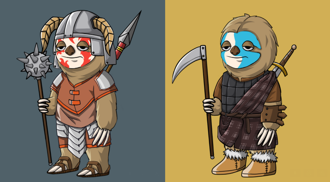 Sloth Warriors