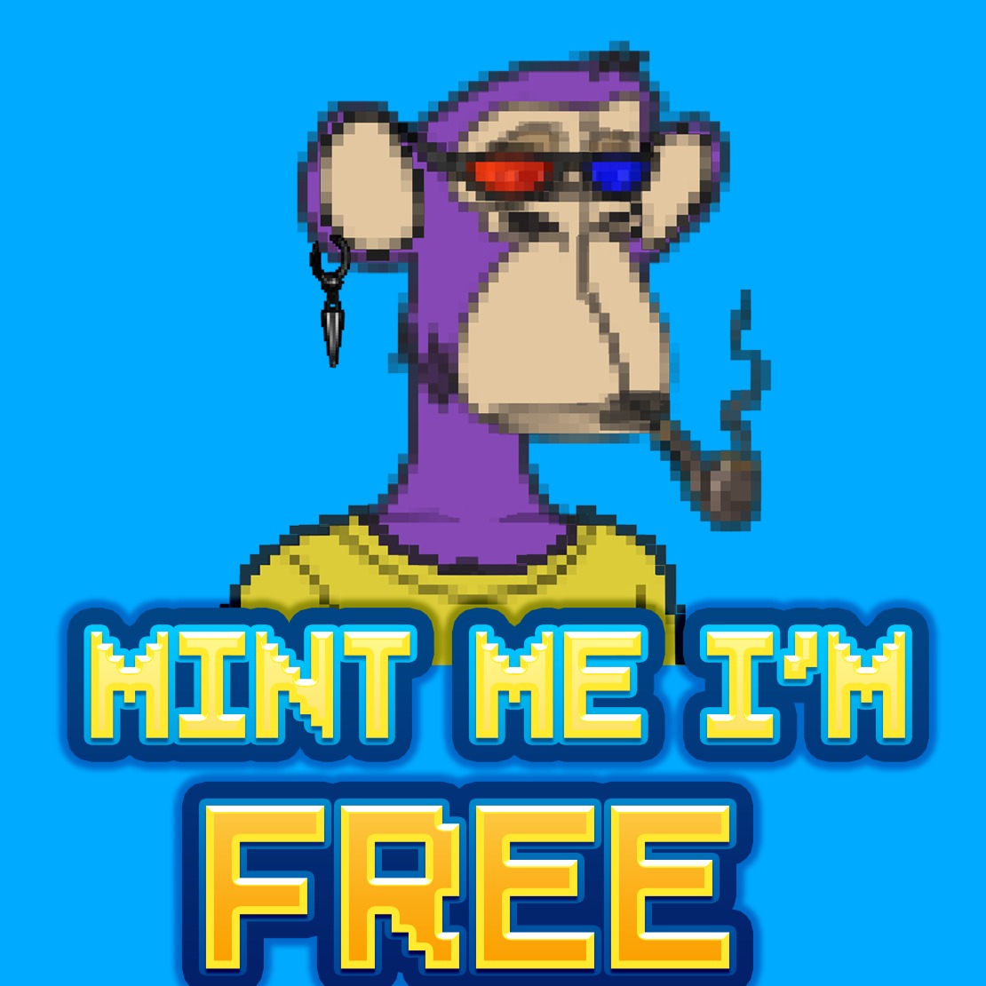 FREE MINT PIXEL BORED APES